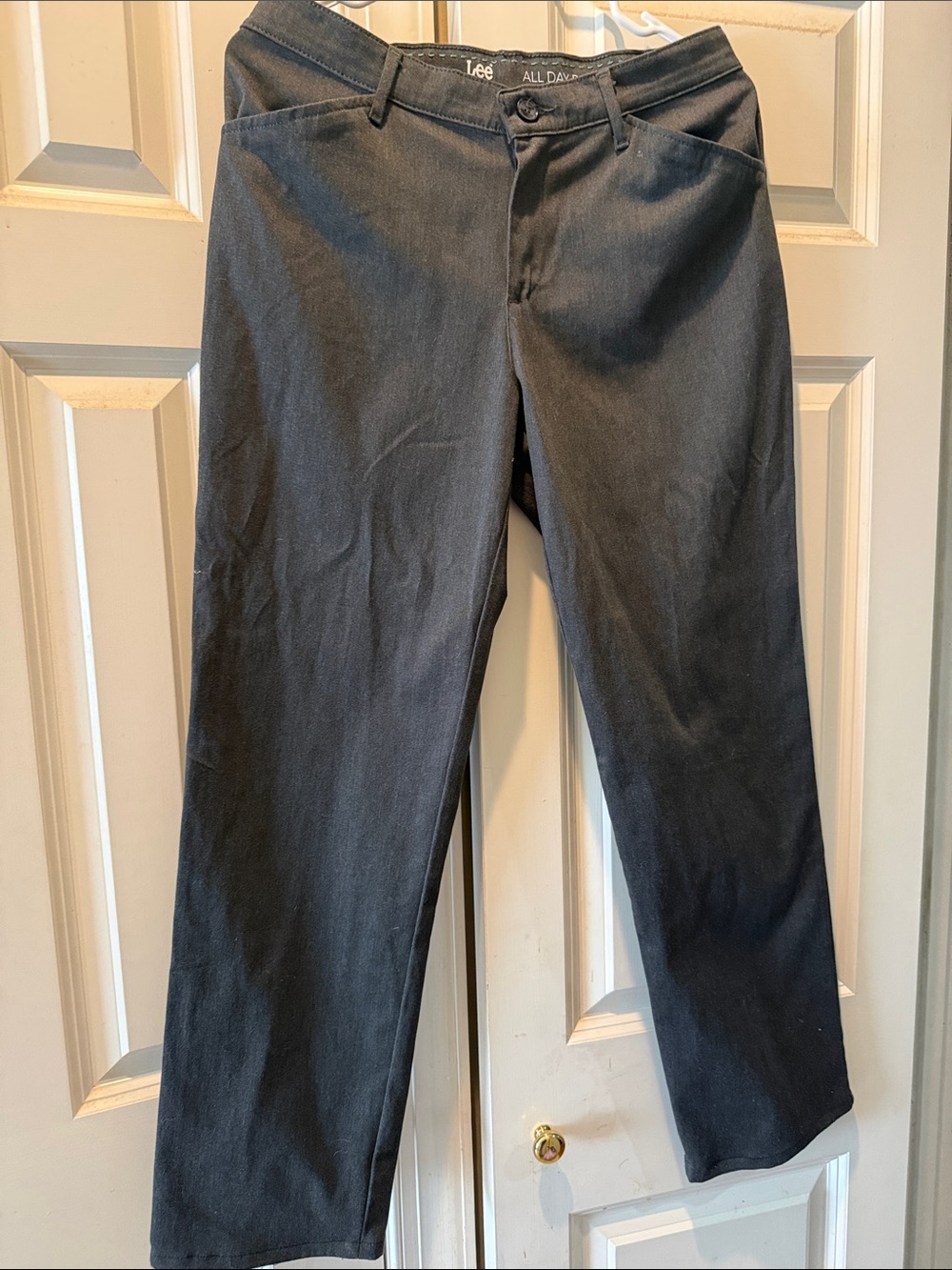Lee Black Straight Leg Dress Pants